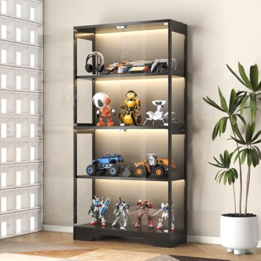 Lighting - Display Cabinet with Glass Doors for