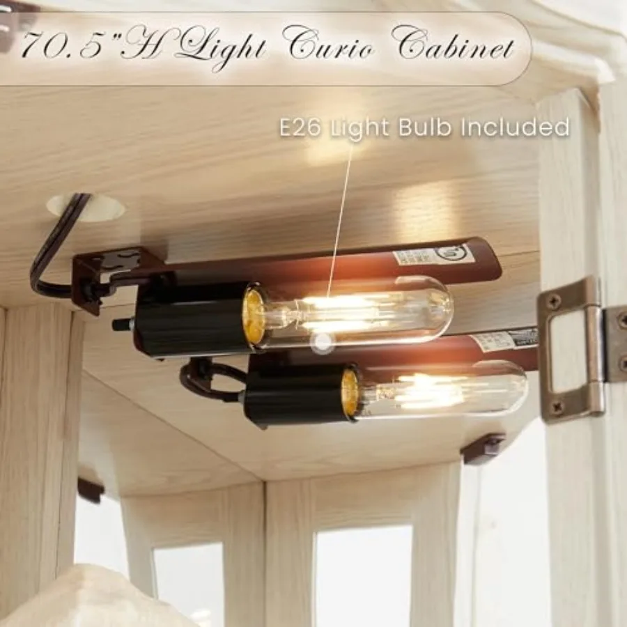 Corner curio cabinet for bar a - огляд і ціна Storage & Organization