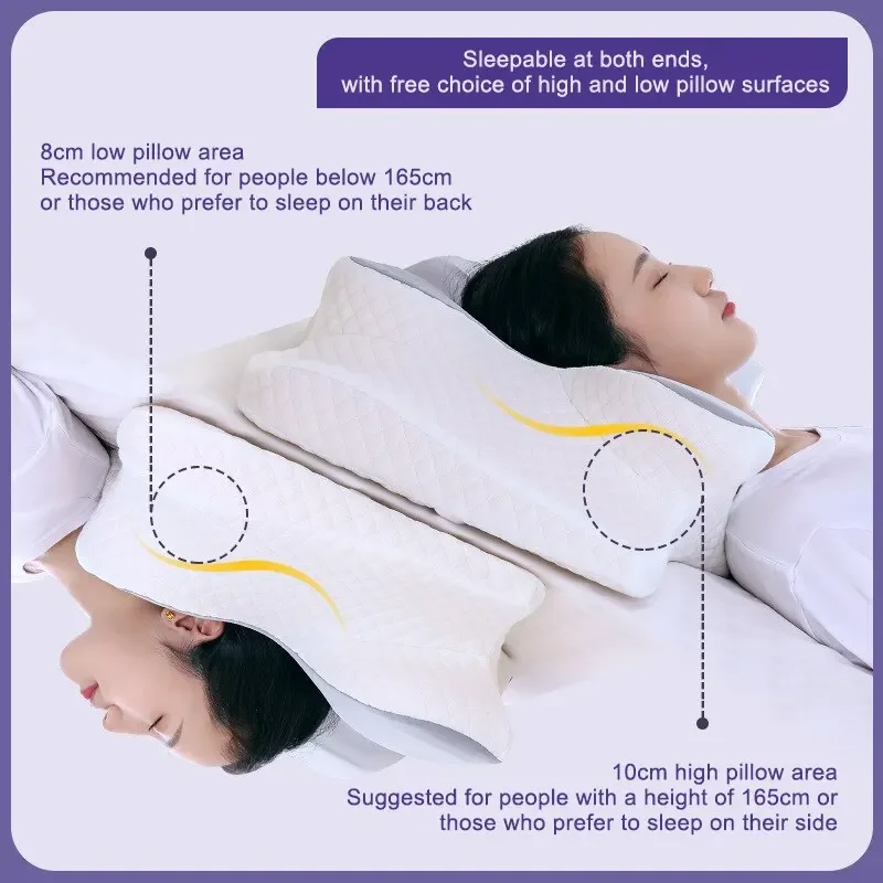 Memory Foam Pillows Butterfly  - огляд і ціна Memory Foam Orthopedic Pillow Neck Pain