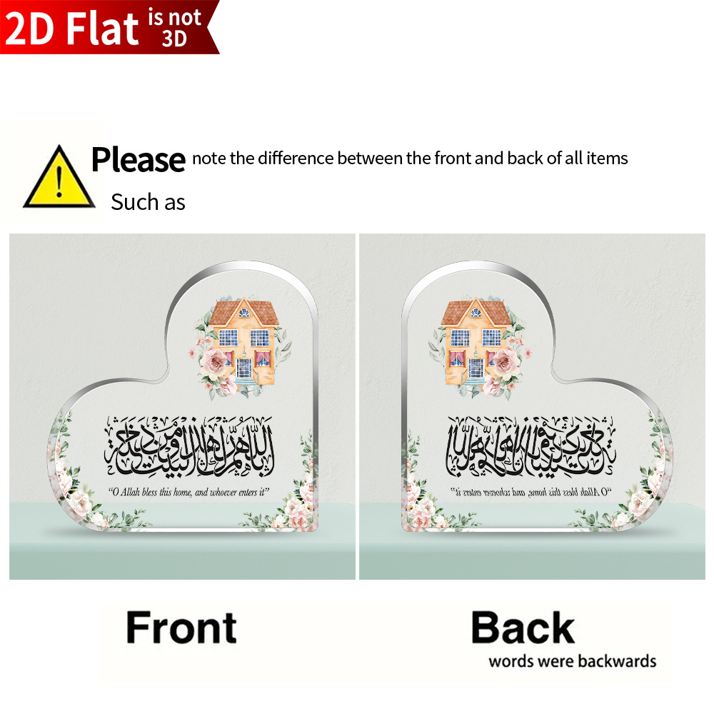 CIFBUY Acrylic Plaque 2D Flat  - огляд і ціна Home Decor