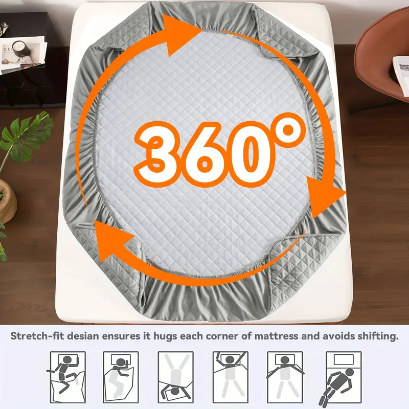 Waterproof Mattress Protector, - огляд і ціна Waterproof Mattress Protector Breathable