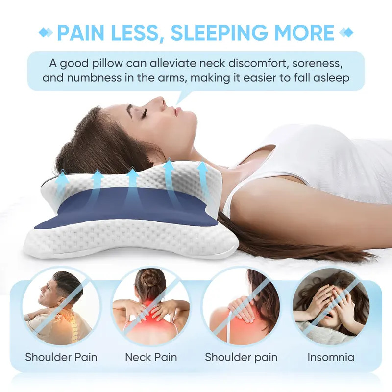 Memory Foam Pillow Cervical Pi - огляд і ціна Memory Foam Orthopedic Pillow Neck Pain